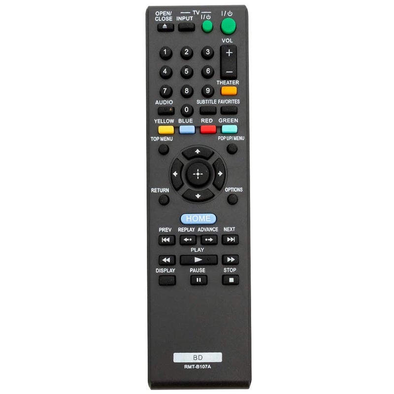 PERFASCIN New Replacement Remote Control RMT-B107A RMTB107A fit for Sony Blu-ray Disc DVD Player BDP-BX37 BDP-S370 BDP-S373 45CS BDP-BX57 BDP-S570 BDP-S270 BDP-S470 BDP-S1700ES BDP-S770 - Image 2